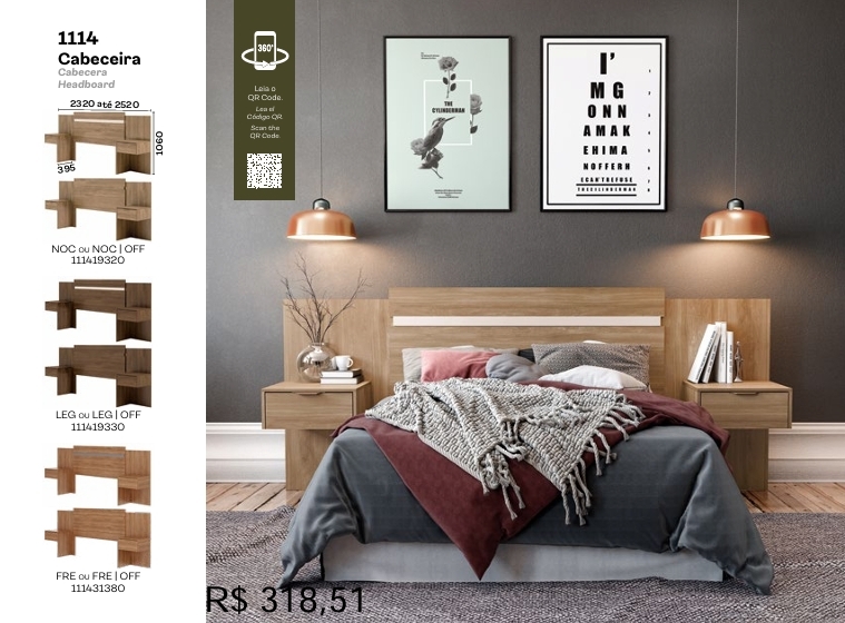  Cabeceira 1114 | Carraro | Venda: +60% 0925