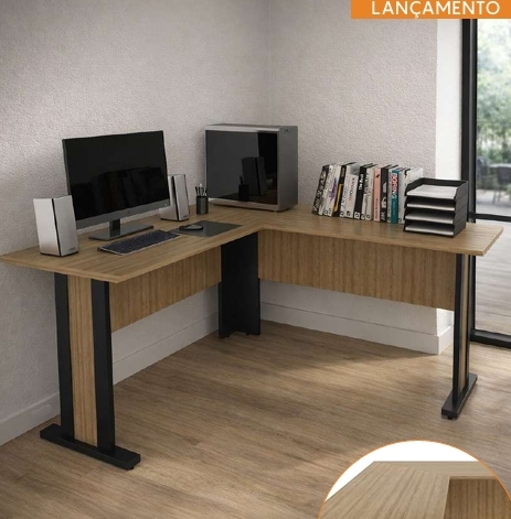 Escrivaninha em L | ME4195 | Tecnomobili 0326