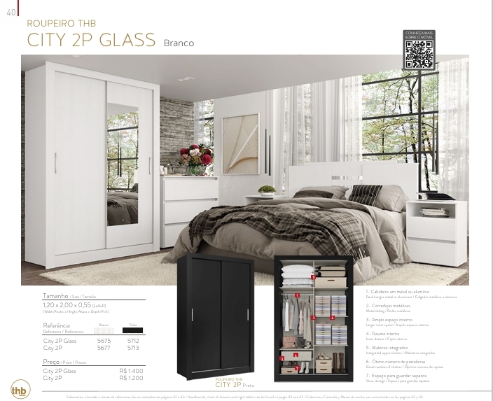 Roupeiro City 120 | Venda:-45% | THB 0925