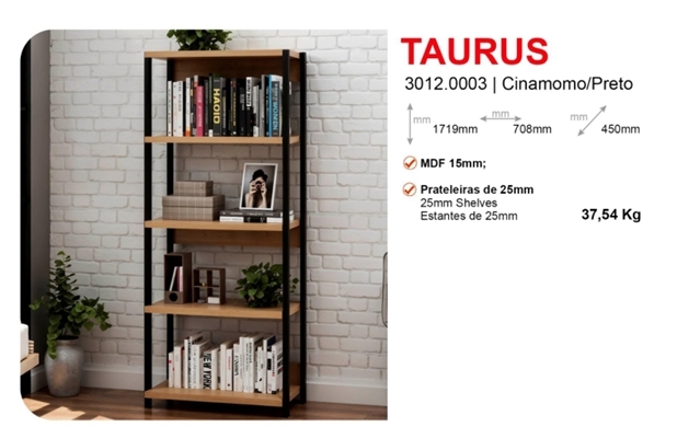 Estante Prateleiras Taurus | Genialflex 0826
