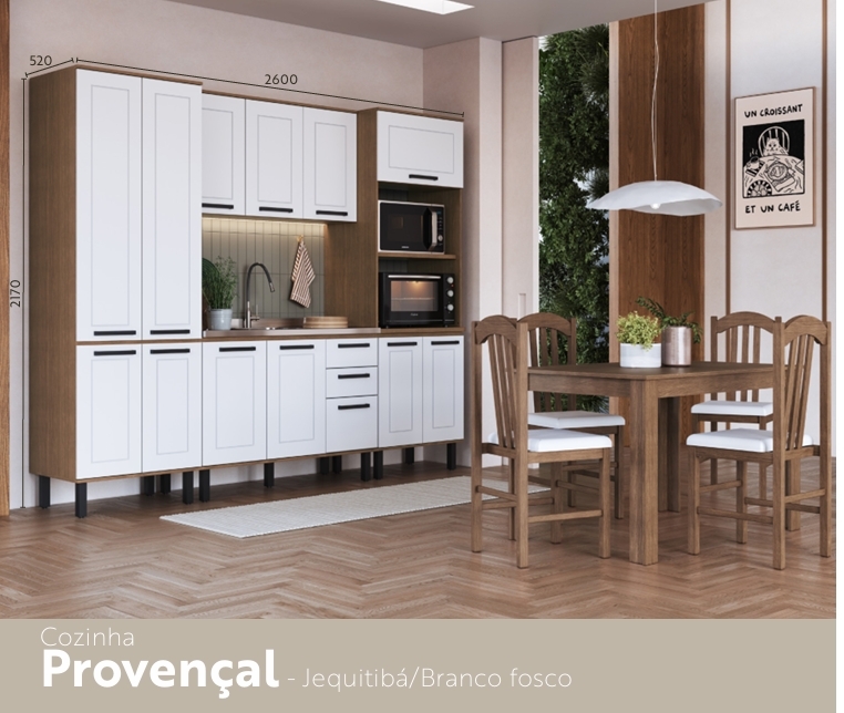 Cozinha Modulada Provençal | Móveis Canção 0426