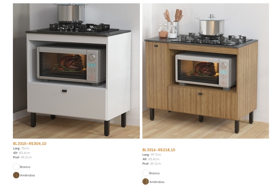 Balcão Forno | BL3315 - BL3316 | Tecnomobili Venda : -15% 0825