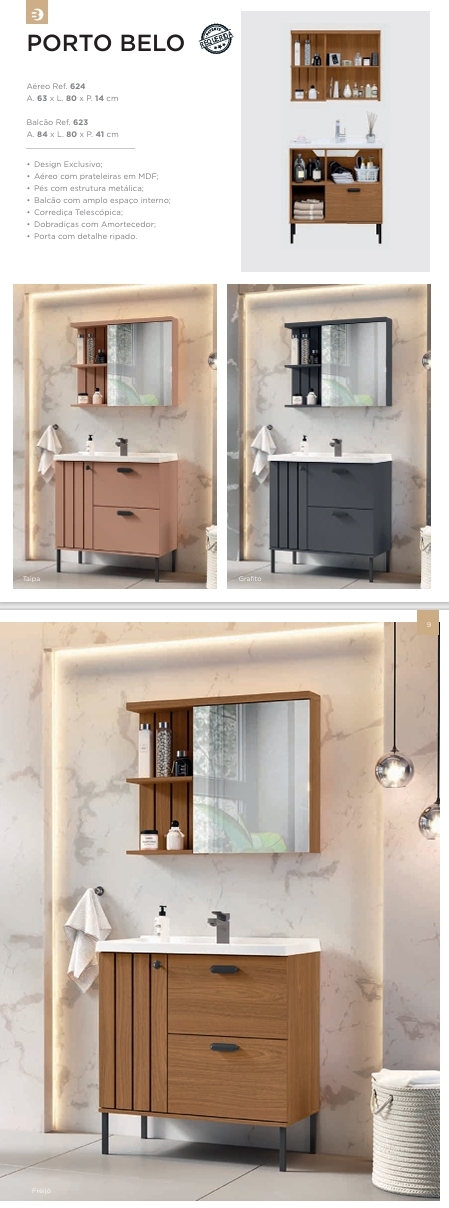 Conjunto de Banheiro | Porto Belo | Balcony 0625