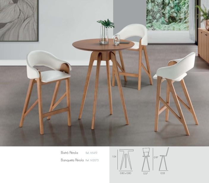 Conjunto Pérola | Bistrô + Banqueta | ACG 0526