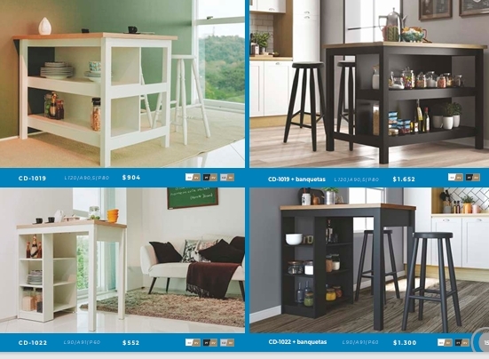 Bancadas | 1019 - 1022 - 1028 | Venda: -33% | Ditalia 0725