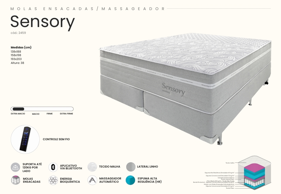 Colchão Sensory | Estofama 0626