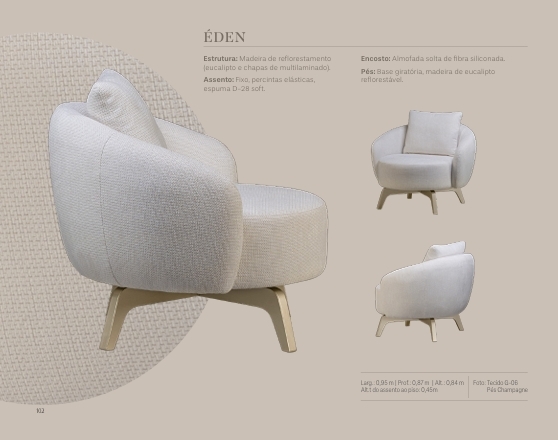 Poltrona Éden | Treviso 1025