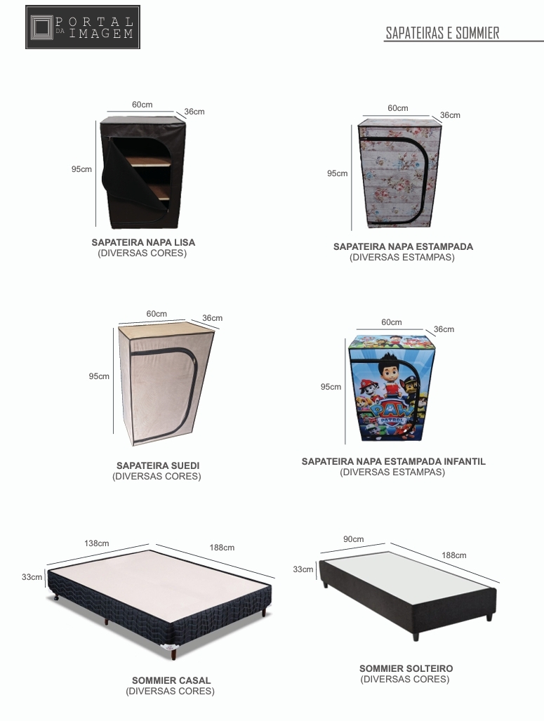 Sapateiras e Sommier | Girassol 0925