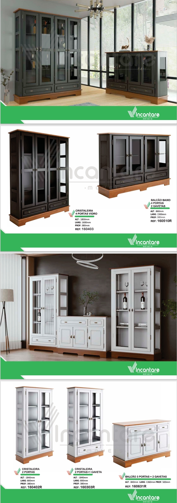 Linha Board | Sala de Estar | 160403 - 160510R - 160402R - 160303R - 160631R | Incantare 0825