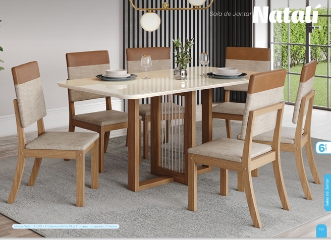 Sala De Jantar Natalí | Henn | Venda : -60% 0925