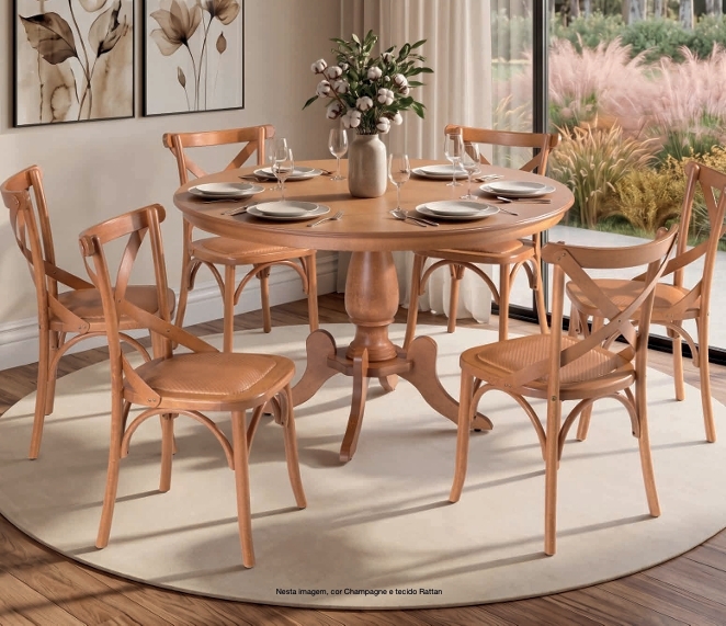 Conjunto 12 | Mesa + Cadeira | Consulte Valores na Descrição! | Rossil 1026