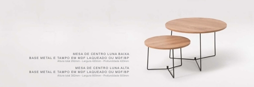 Mesas De Centro Luna | Muller Elegant 0726