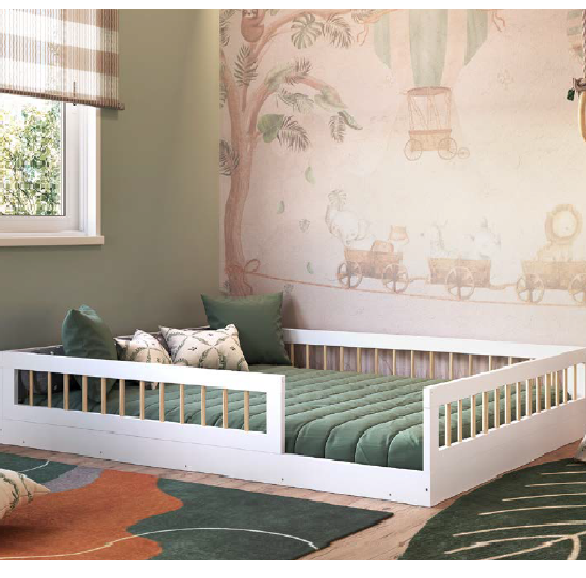 Cama Montessoriana Infantil de Casal | Completa Móveis