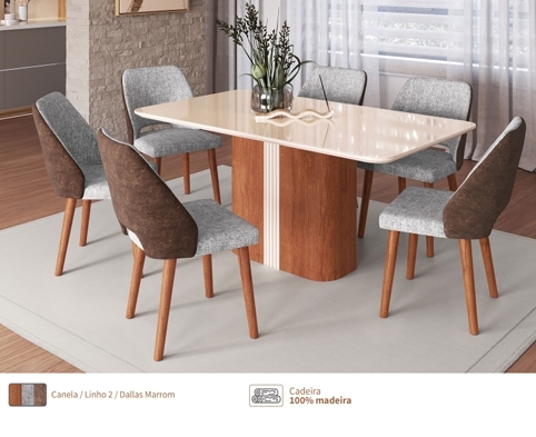 Conjunto 02 | Mesa + Cadeira | Zamarchi 0926