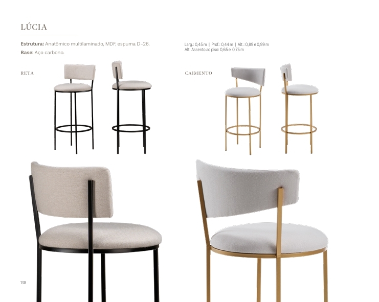 Banqueta Lúcia | Treviso 1125