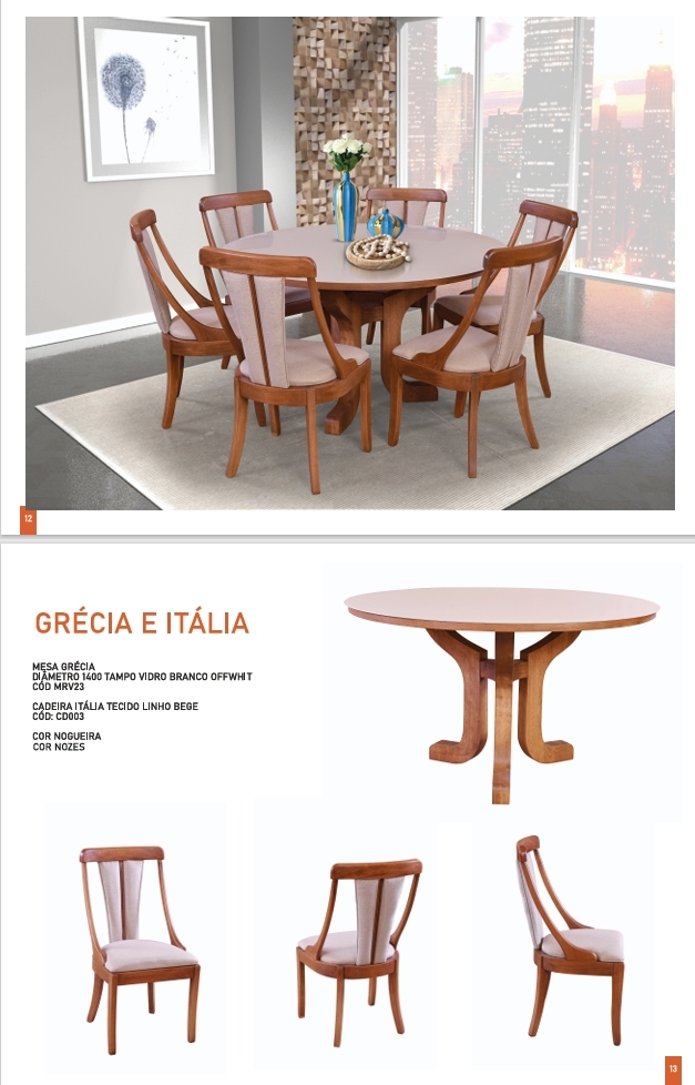 Conjunto Mesa + Cadeira | Grécia e Itália | Nona 0625
