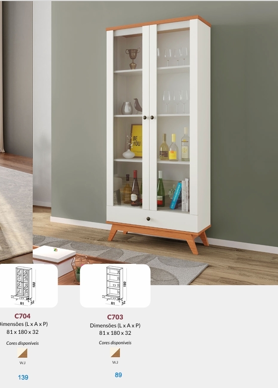 Cristaleira C704 / C703 | Dalla Costa 0826