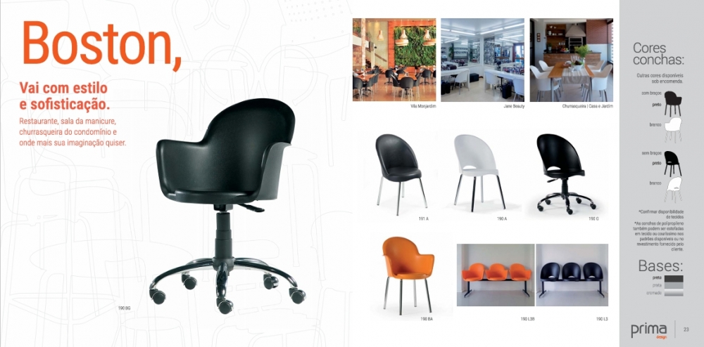 Cadeira Boston | Prima 1125