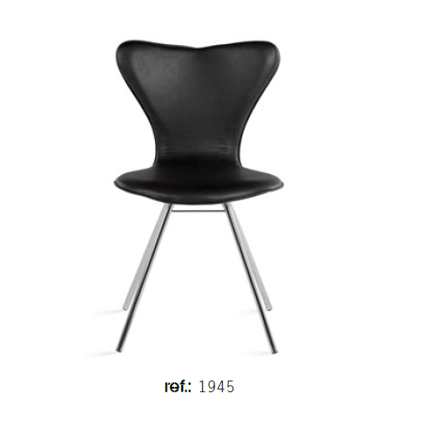 Cadeira Fixa c/ Assento Estofado | 1945 | Milano Móveis