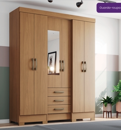 Roupeiro c/ Espelho B23 1.630 | Briz 0326