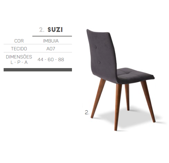 Cadeira Estofada Suzi | L2 Design Móveis