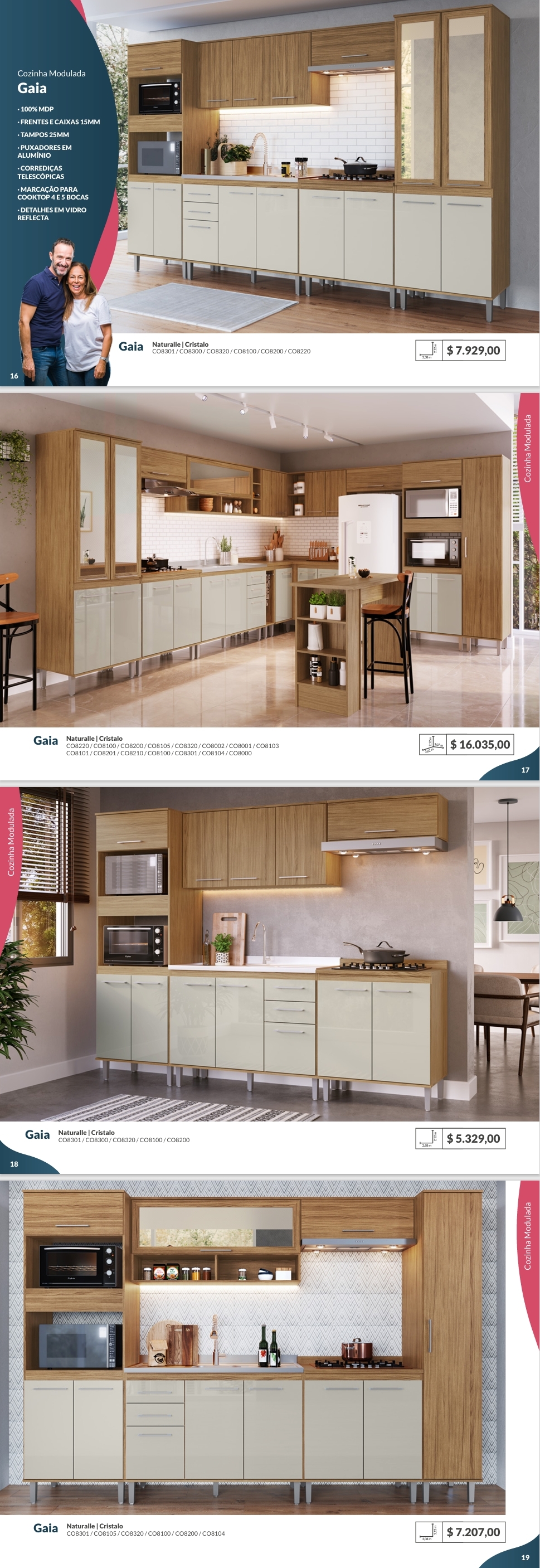 Cozinha Modulada Gaia | Decibal Venda : -60% 0925