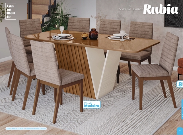 Sala De Jantar Rubia | Henn | Venda : -60% 0925