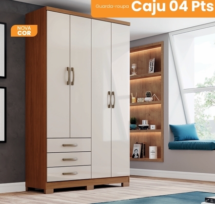 Roupeiro Caju 4P | Henn 0426