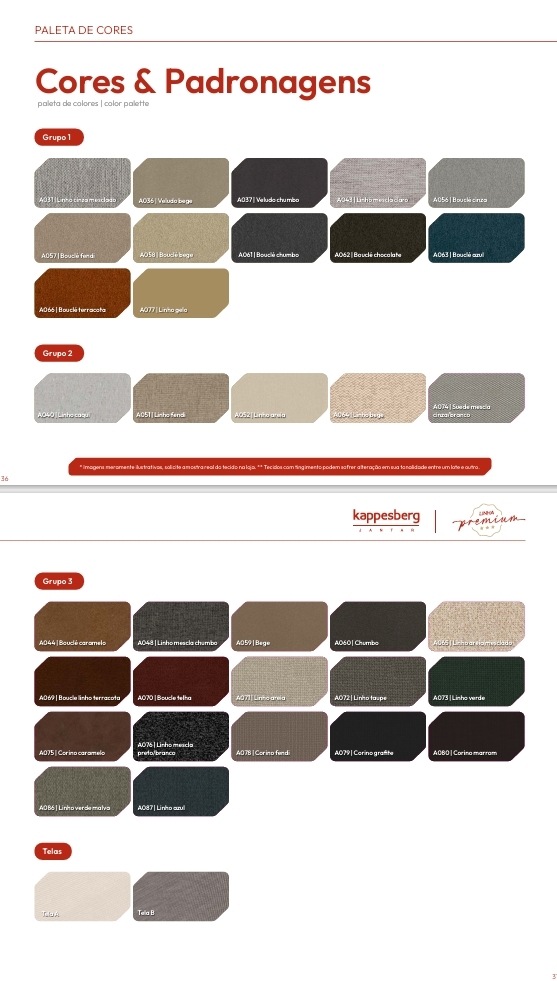 ZKappesberg | Paleta de Cores e Padronagens 0825