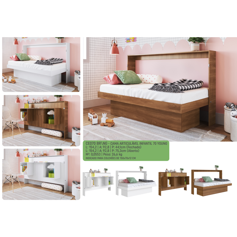 PREÇO + BARATO DO BRASIL | Cama Articulável Young | CE070 | Artin 