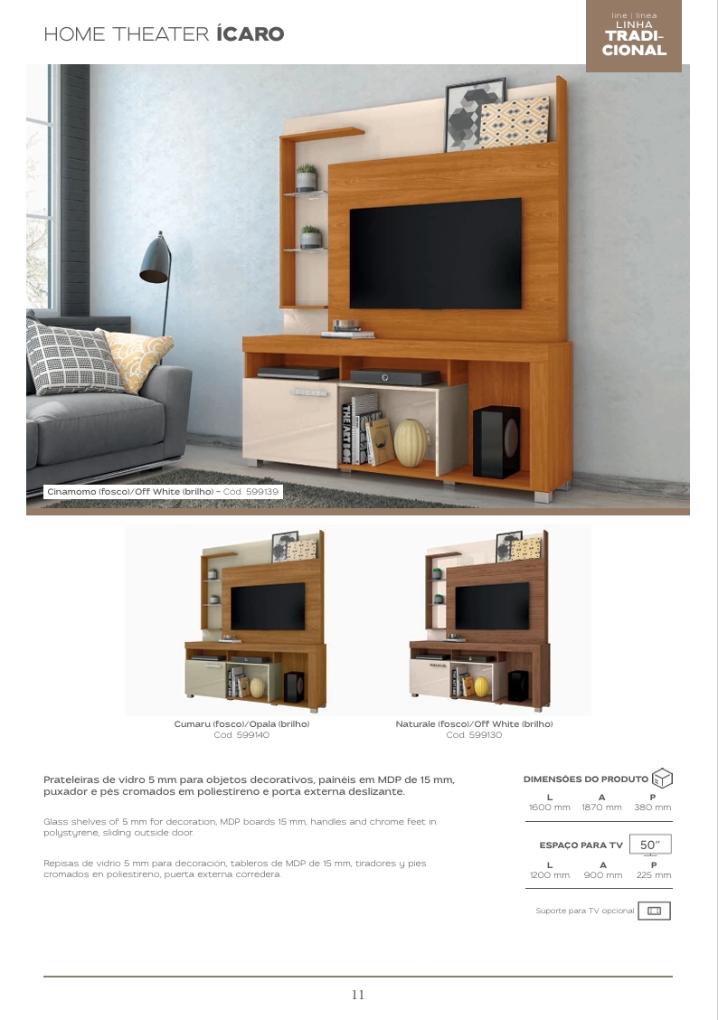 Home Theater | Ícaro | Madetec 1125