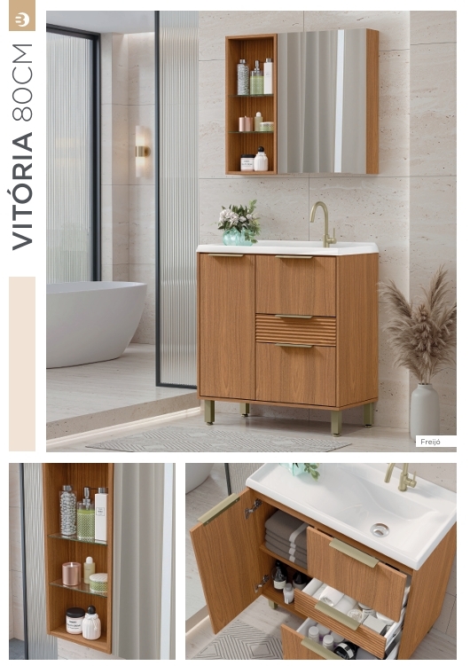 Conjunto Vitória 80CM | Consulte Valores Na Descrição | Balcony 1026