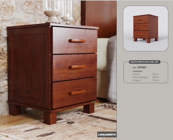 Linha Alpha | Alpha Mesa de cab. 3G | 50566 | Serpil 0625