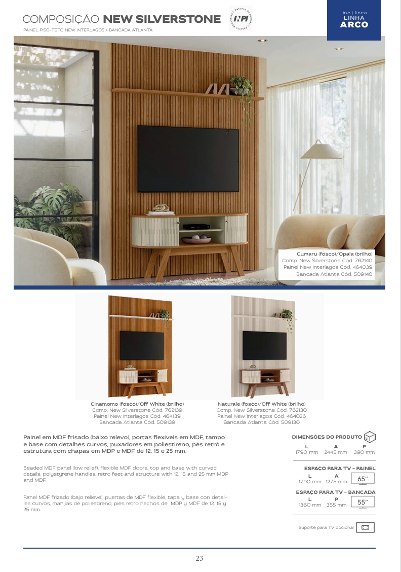 Composição New Silverstone | Madetec 1125