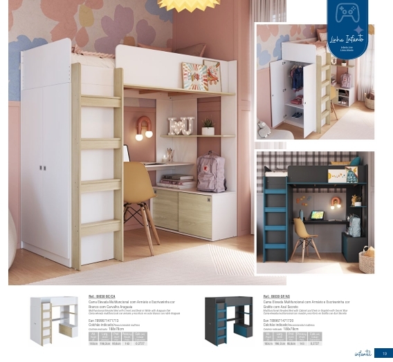 Cama Multifuncional | Bl030 | Completa Móveis 1125