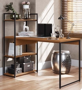 Mesa de Escritório c/ Prateleiras | Kappesberg Crome 0526