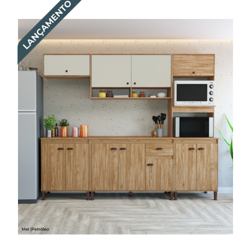 Cozinha Modulada Sob Medida Torino | MB9007 | 5 peças | Movelbento