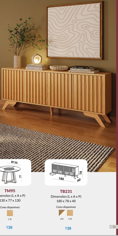 Balcão Buffet TB231 | Dalla Costa 0826