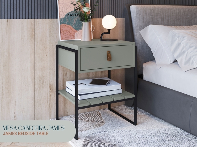 Mesa Cabeceira James | Metta Mobili 0626