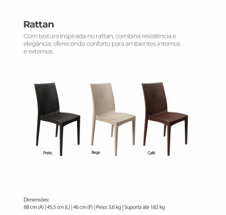 Cadeira Rattan | Redikal 1026