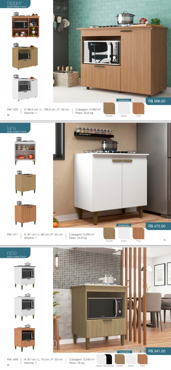 Balcões Cooktop | 669 - Iara - Bigger | Venda:-40% | JCarvalho 0925