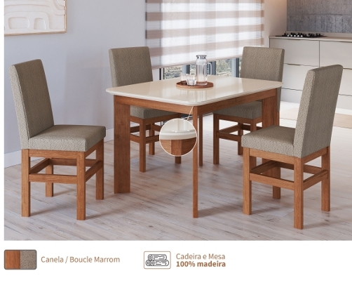 Conjunto 13 | Mesa + Cadeira | Zamarchi 0926