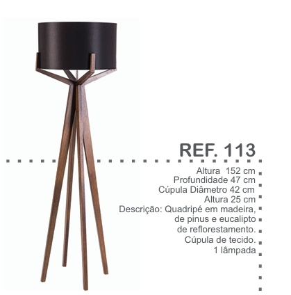 Luminária 113 -113 ME | Luminum 0626