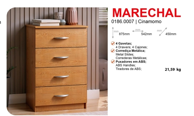Cômoda Marechal | Genialflex 0826