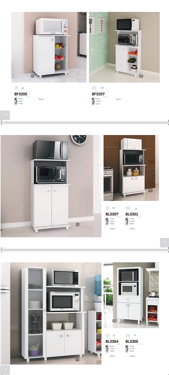 Multiusos p/ Cozinha | BL3304 - BL3305 - BL3307 -  BL3301 -  BF3205 - BF3207 | Venda:-15% | Tecnomobili 0925