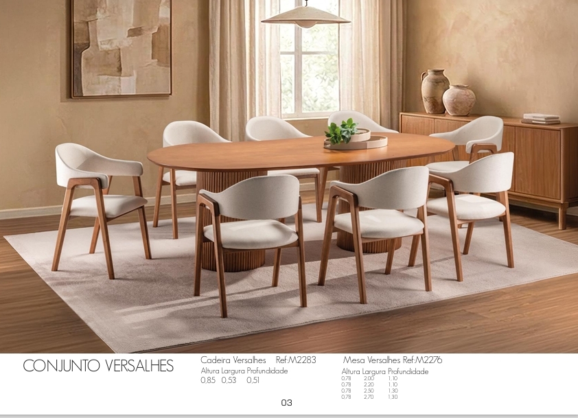 Conjunto Versalhes | Mesa + Cadeira | ACG 0626