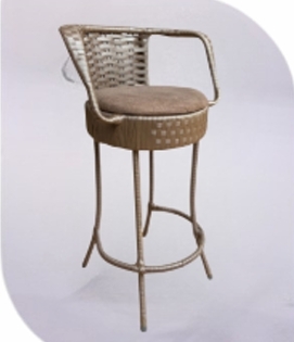 Banqueta Estofada Junco Sintético | 2105 - 2218 | Lindelli 0326