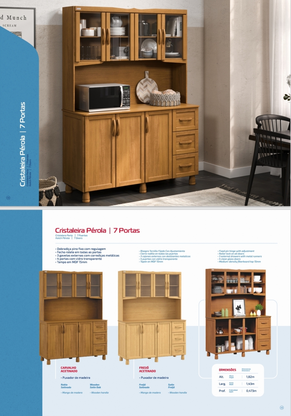 Cristaleira Pérola | Tozetto 1125