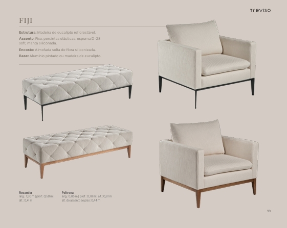  Recamier + Poltrona | Treviso 1025