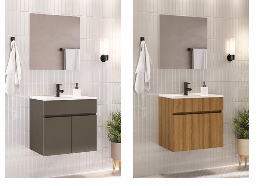 Conjunto  Banheiro Meca 60cm | Ozini 0626
